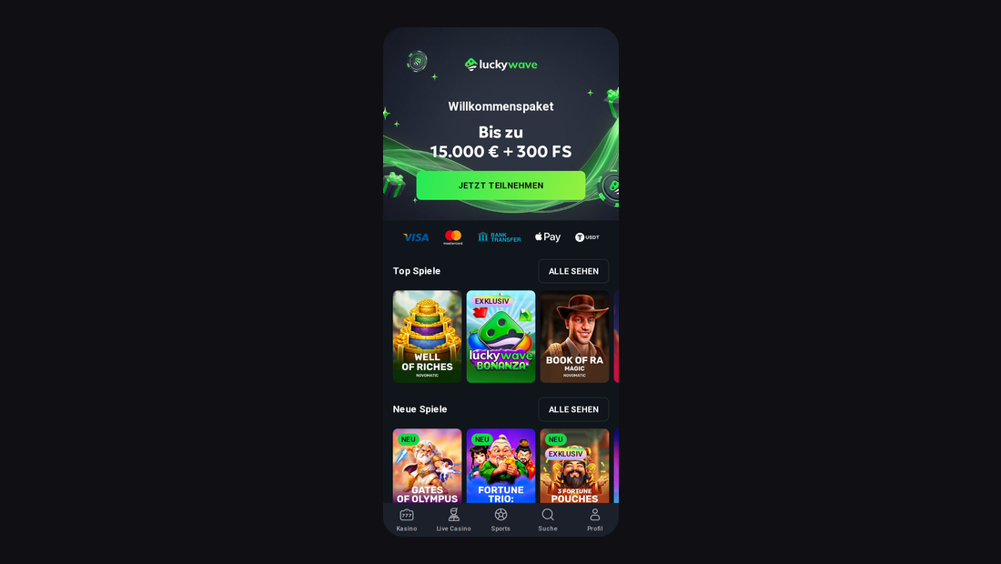 Spiele auf dem Smartphone